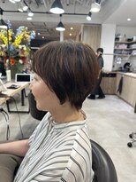 ベルム(Belme)&nbsp;ふんわり丸みショート 艶カラー チョコレートカラー 髪質改善