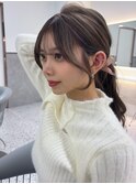 顔周りカット/韓国ヘア/髪質改善/前髪カット