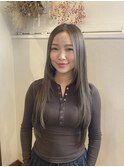 olive beige × layer cut♪/オリーブベージュ/透明感/レイヤー