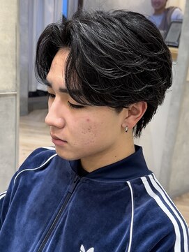 レイズ 名古屋駅(RAYS) ニュアンスパーマ毛流れナチュラルセンターパート h