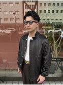 広島メンズパーマ　フェザーぱーま
