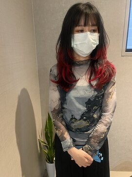 アミュゼット(amusette) ロングレイヤーデザインカラー