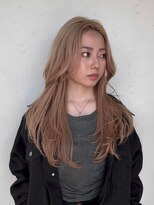 ヘアースタジオ ゼン(hair studio Zen)&nbsp;10代/20代/30代/京都駅/ミルクティーベージュ/ブリーチKensho