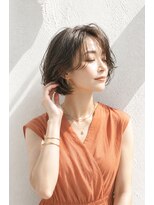 アッシュ 学芸大学店(Ash)&nbsp;ショートボブ/大人女性/グレージュ/白髪ぼかし/脱白髪染め