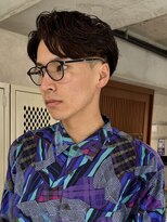 ハイプ マン 藤沢(HYPE MAN)&nbsp;フェザーパーマ毛流れパーマセンターパートニュアンス藤沢