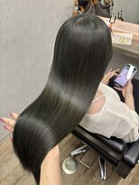 エクラート 下北沢(ECLART)&nbsp;艶感オリーブストレートロング