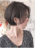 襟足残るの嫌いな方向けショートボブ