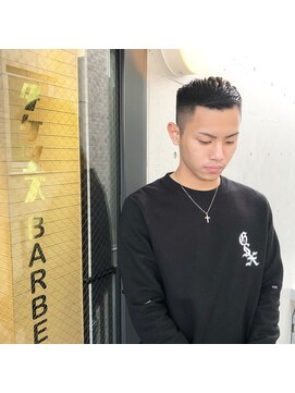 タケシズバーバー(BARBER) クロップアップバング
