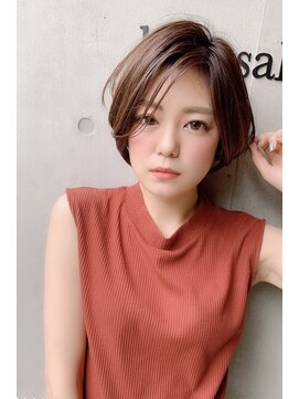 ヘアサロン ガリカ 表参道(hair salon Gallica) 大人かわいい 小顔 ハンサムショート