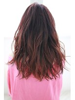 オーバーヘアー 枚方店(over hair)&nbsp;【La fith】イルミナカラー☆ピンクレッド