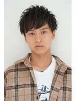 ＼マッシュヘア／チャコールグレー×ウェットヘア