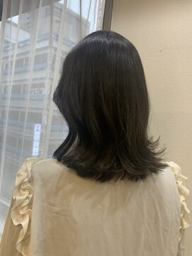 シェノン 西梅田(CHAINON) 韓国スタイル＊外ハネミディアム、似合わせカット