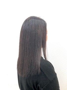 クオリス 上福岡店(QUALIS) 暗めカラー/サラツヤ髪/サイエンスアクアカラー/40代/髪質改善