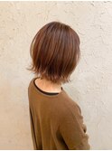 【flor 戸塚】*外はねボブ+マンダリンブラウン*