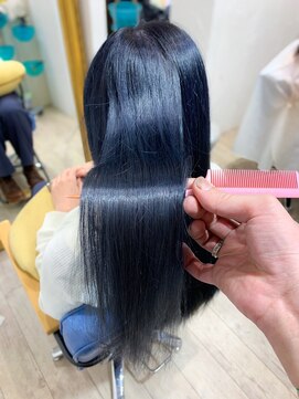 ミッシェル アフロート(michelle afloat) ◇髪質改善で圧倒的ブルー!のブルージュロング◇ミネコラ