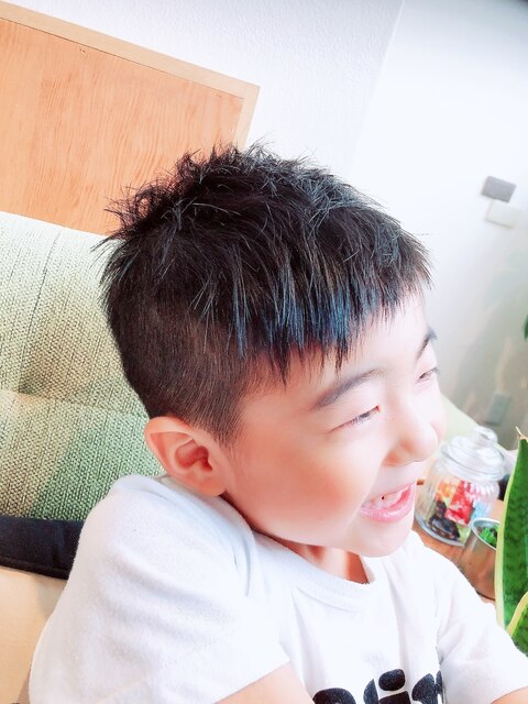 【ao hair garden】キッズショート×アシメ