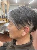 ツーブロックショート