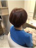 大宮髪質改善*大宮ヘッドスパ/春ショート/チェリーブラウン/赤