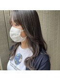 グレージュ×ハイライト