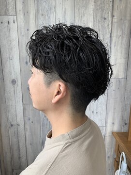 ヘアーアンドデザイン アトリエ(atelier) メンズツーブロックパーマスタイル