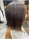 グレージュハイライト