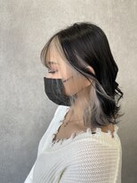 ホワイト(WHITE)&nbsp;[WHITE RYOTA]インナーカラー×ホワイト