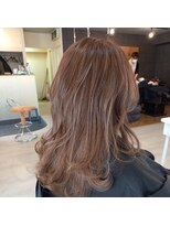 トモズヘアデザイン(Tomo's Hair Design) Tomos　春カラー　ピンクベージュ