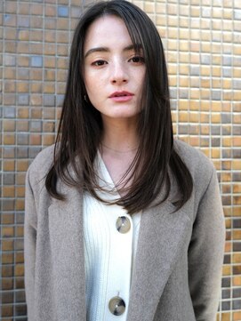 セシルヘアー 松山店(Cecil hair) #暗髪カラー　#ナチュラルストレート　#透明感カラー