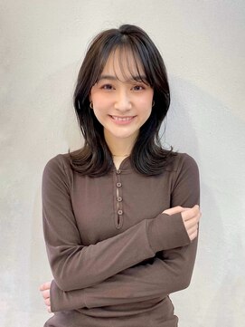 レイラバイアフロート 吉祥寺(Lila by afloat) シースルーバング/韓国ヘア/エギョモリ/くびれミディアムヘア