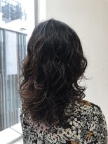 ネオリーブギンザ 銀座店(Neolive GINZA)&nbsp;低温デジタルパーマで作るウルフミディのパーマヘア
