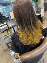 ソワンドゥブレス 瓜破店(soin de brace)&nbsp;yellow グラデーション