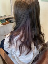 レーヴ ヘアー シエル(Reve hair ciel)&nbsp;インナーカラー★ブルーバイオレット　２０代/３０代/４０代