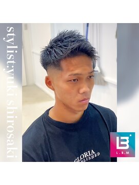 レジット メンズ ヘアサロン(LEGIT MEN's HAIR SALON) スキンフェード×アップバング