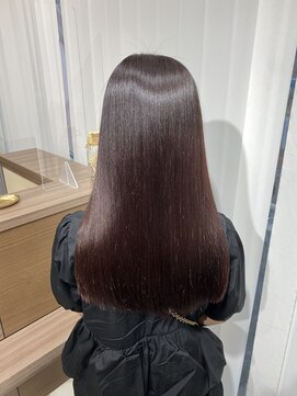 キュア 表参道(CURE) 黒髪/グレージュカラー/ココアベージュ/ヘルシーロング[表参道]