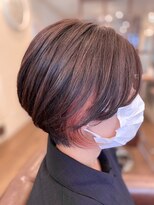 ヘアードレス ル レーヴ(hair dress Le reve)&nbsp;ショートボブ(イヤリングカラーピンク)