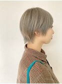 【ダブルカラー】シルバーグレー