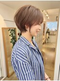 @thisiskaito表参道原宿/ショートヘア/ショートボブ/グレージュ
