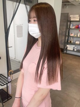 ザコーストバイネオリーブ 辻堂店(The coast by neolive) 顔周り×ブラウンベージュカラー