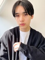 ソア 渋谷(soar)&nbsp;小顔韓国ヘア/センターパート/メンズパーマ/黒髪/ツーブロック