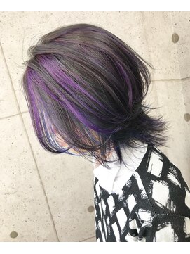 ヘアテリア リュウ 大塚(hair teria ryu) グレー・ブルー・バイオレット・ウルフ【ryu 大塚 北口】