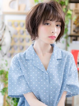 カバーヘア ブリス 戸田公園西口店(COVER HAIR bliss) フレンチガーリーくせ毛風ショートウルフh2戸田公園20代30代40代