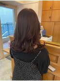 ブラウンベージュ/ココアブラウン/韓国風巻き/20代30代