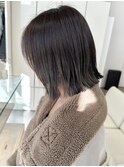 切りっぱなしボブ☆透明感グレージュ【村山武史】