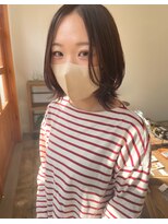 ヌイ(nui)&nbsp;[佐賀/layerbob/レイヤーカット/オレンジカラー]