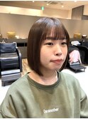 切りっぱなしボブ