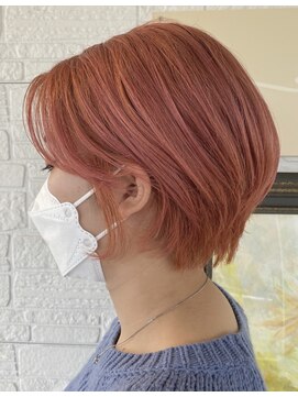 トイロ(toiro.) ショート×ピンクベージュ