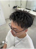 【GROOMER/S 丸山】 スパイキーショート カット スペインカール