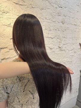 ラム(L'am) ワインレッド/ケラチントリートメント/髪質改善/艶髪