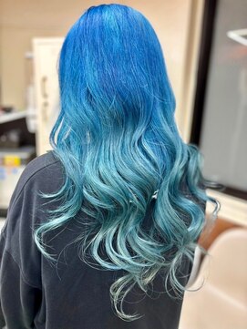 エターナルバイマティーナ(Eternal by MATINA) 【ネイビー×アクアブルー/グラデーション/ダブルカラー】