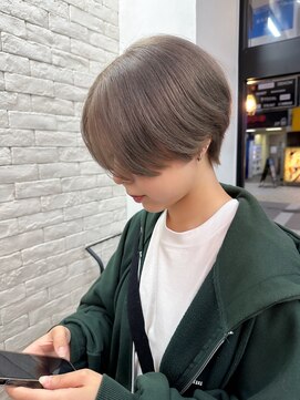 ブレス(bless) ハンサムショート×グレージュ